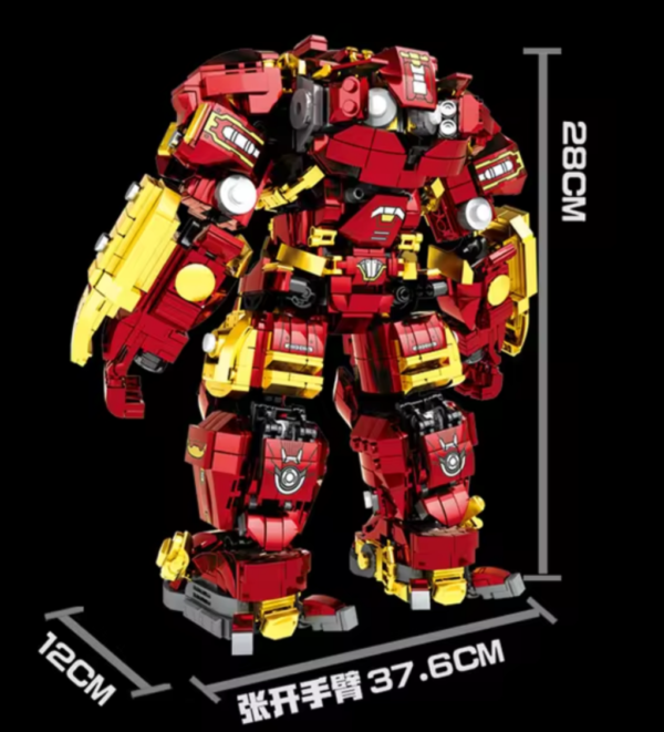 New 2000+Pcs Marvel Toys Building Blocks Avengers Iron Man Superheroes Bricks Model Hulk Buster Mecha Gifts for Boys Adult Kids