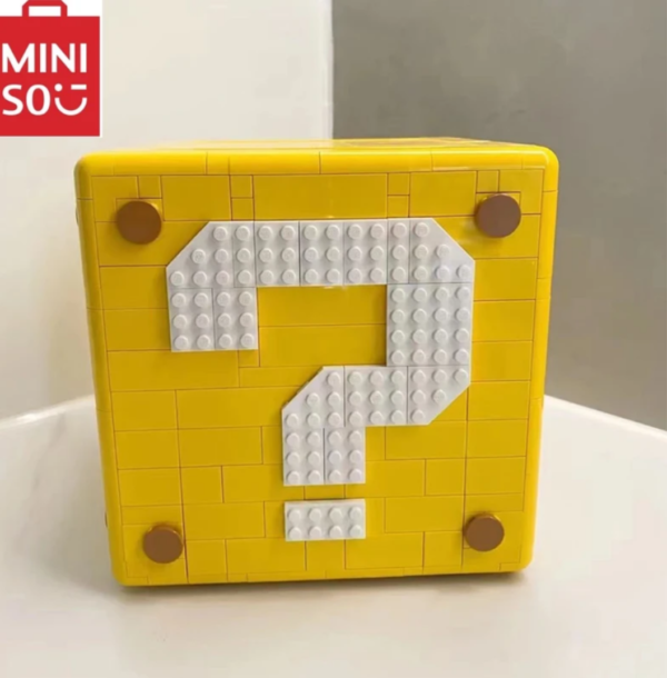 MINISO Disney Movie Game Modular Super Marioed 64 Question Mark Box Model 2064pcs Bricks Kids Toys Gift Set Compatible 71395