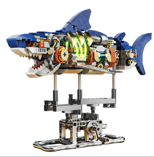 mechanical shark building set