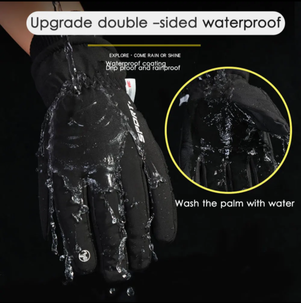 Running Motorcycle Ski Touch Screen Fleece Gloves Non-slip Warm Full Fingers from 3M - Image 4