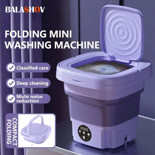 foldable washing machine