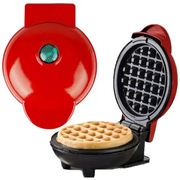 Sandwich Cake Baking Tray, Household Breakfast Electric Baking Pan, Fully Automatic Multifunctional Mini Waffle Biscuit Machine - Image 2