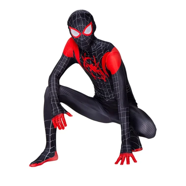 Adult Halloween Costume: Spider-Man, Black Panther, Iron Man Spider Jumpsuit Bodysuit - Image 4