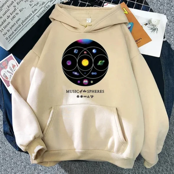 2024 Coldplay The Spheres Hoodies I Will Try To Fix You Print Hoodie Autumn Winter Women Men Sweatshirts Flower of Life Clothes - Image 5