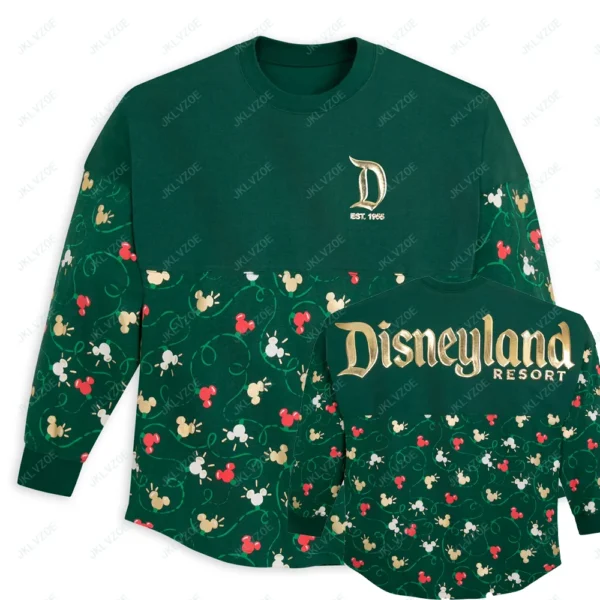 Autumn And Winter New Arrivals Disney Hoodie Women Christmas present Mickey Mouse Holiday Fashion Sweatshirt Print Pullover - Image 6