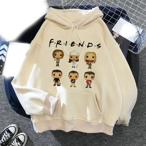 Friends Tv Show Hoodies Funny Cartoon Printed Men Woman Fashion Hoodie Hooded Sweatshirts Pullovers Unisex Tracksuits Clothing - Image 3